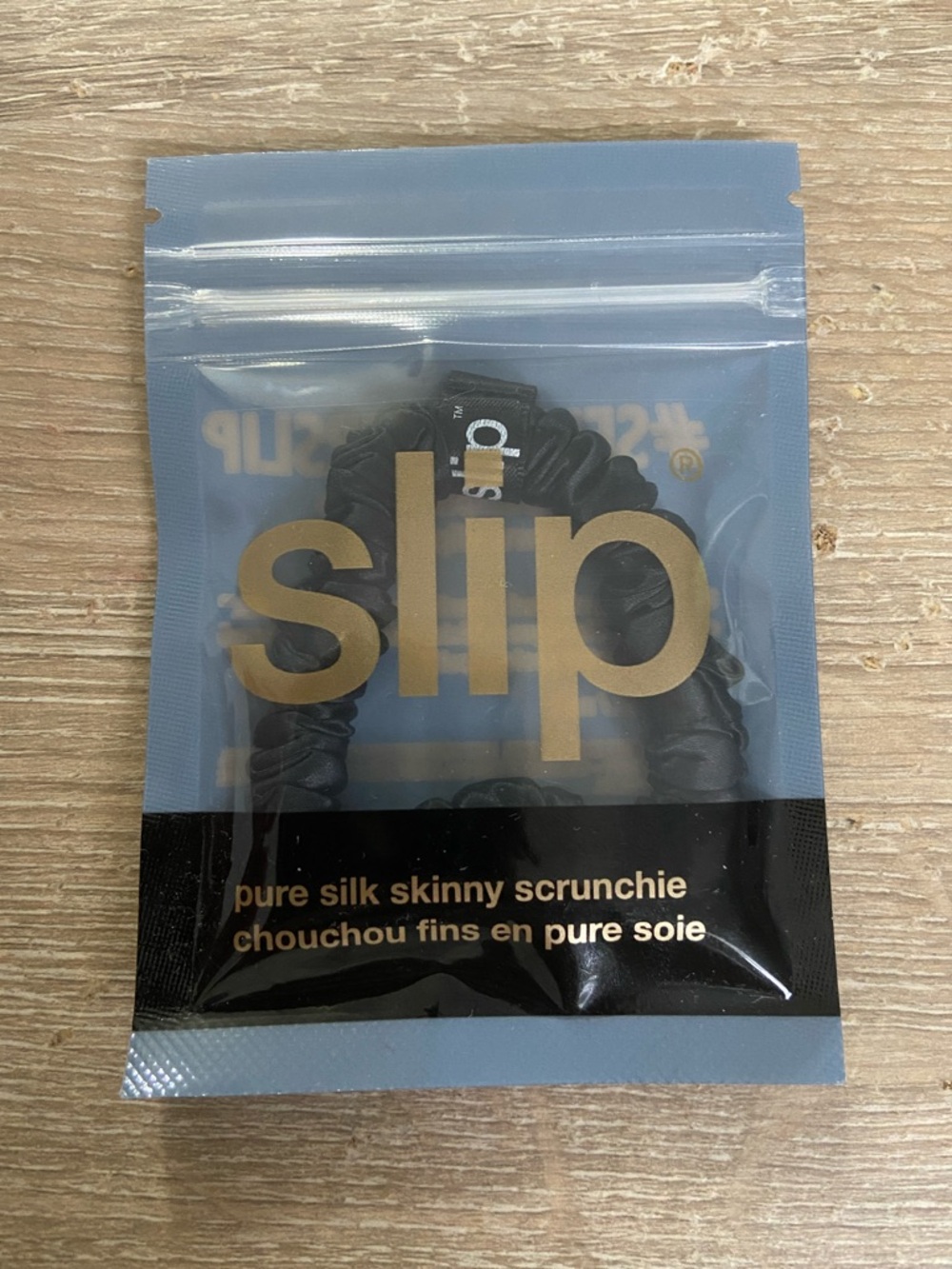 slip Pure Silk Skinny Scrunchie - Black